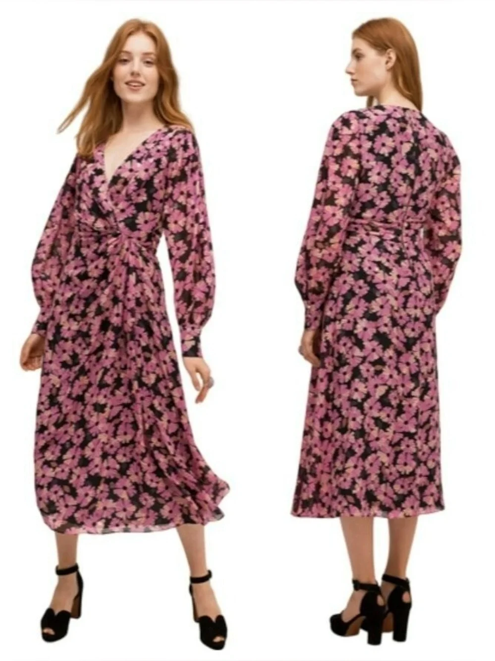 The Kate Spade New‎ York Wallflower Chiffon Midi